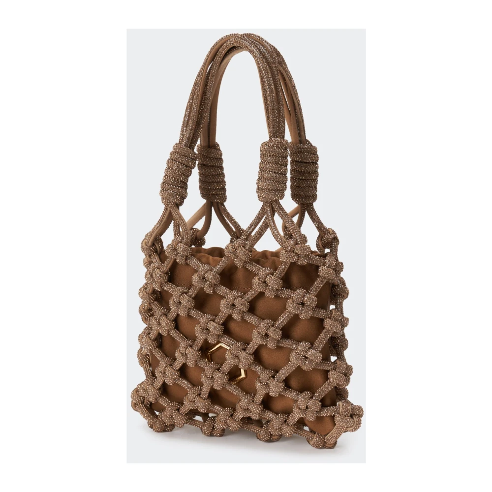 Hibourama Lola Tas met Kristallen Brown Dames