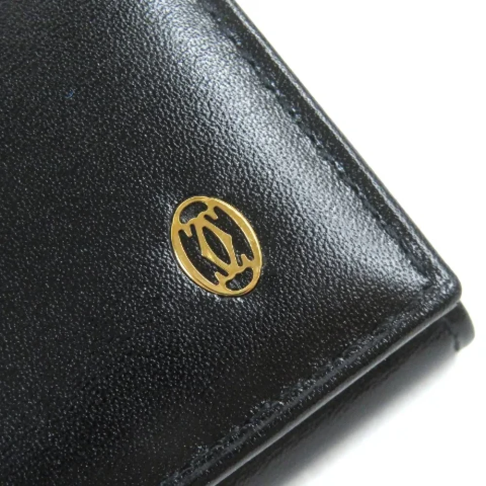 Cartier Vintage Pre-owned Leather key-holders Black Heren