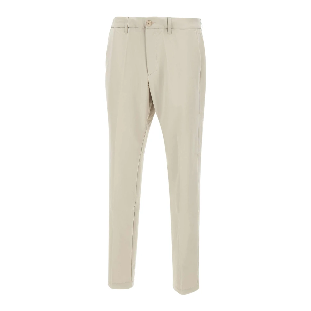 Hugo Men's Beige Chinos, Xl, Commuter-Slim Trousers