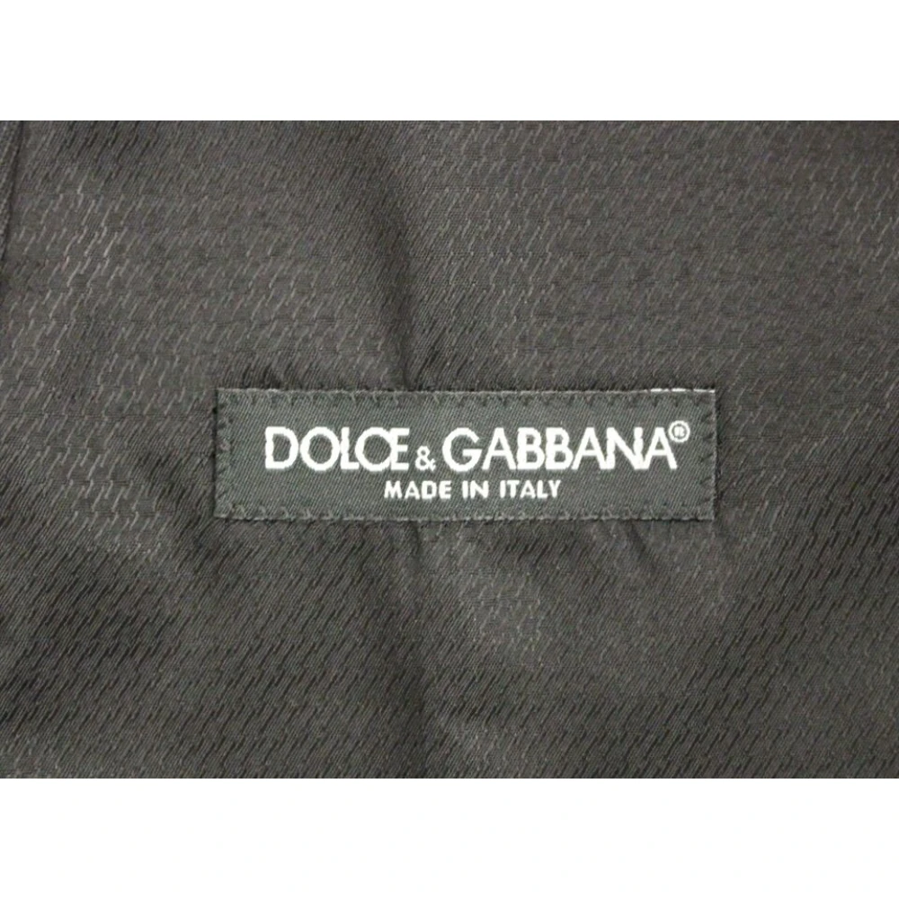 Dolce & Gabbana Grijze wollen vest elegante stijl Gray Heren