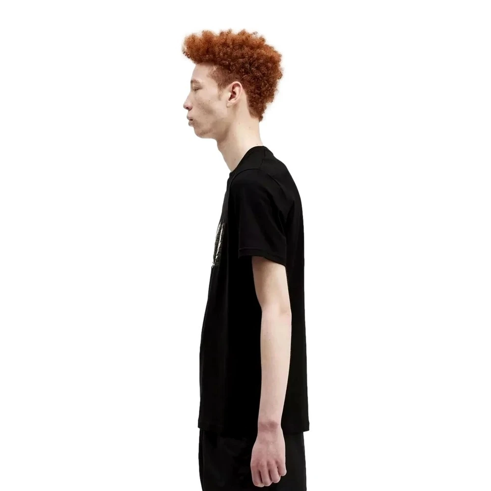 Fred Perry Zwart Grafisch T-shirt Black Heren