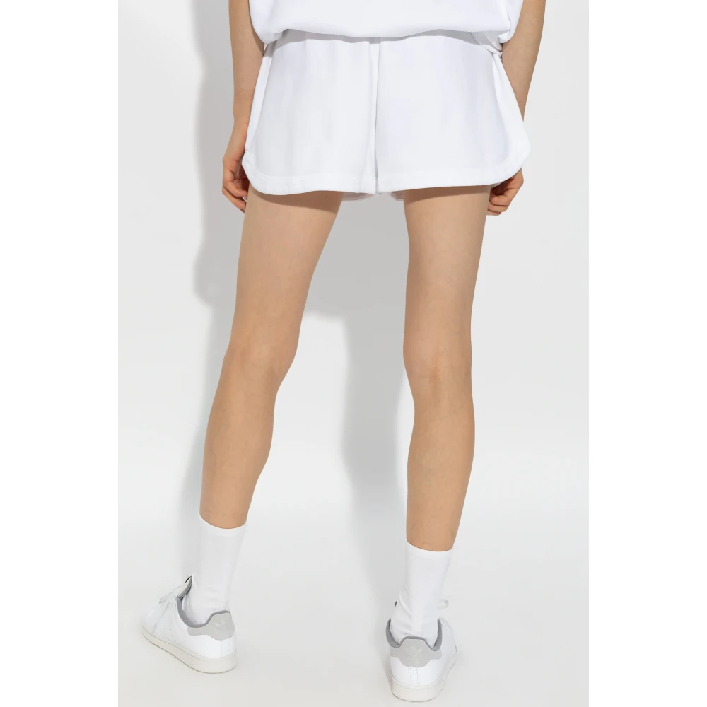 Stella Mccartney Shorts met logo White Dames