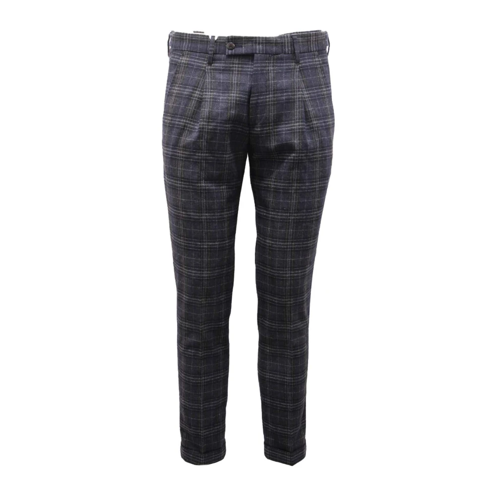 Michael Coal Men's Gray Slim-Fit Trousers, W31, Wool Blend Trousers Capri Style