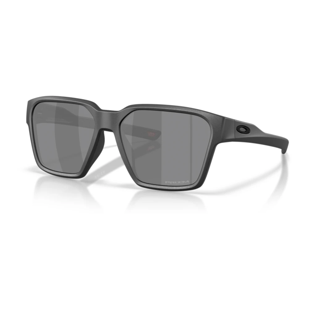 Oakley Men's Gray Sunglasses, 58 Mm, Steel Sunglasses With Prizm Black Iridium