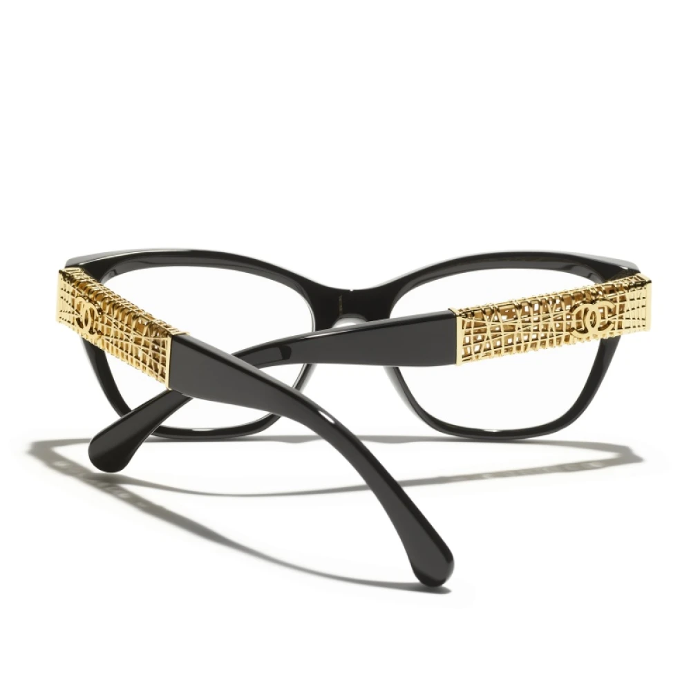 Chanel Stijlvolle Brilmonturen met 3 Jaar Garantie Black Dames