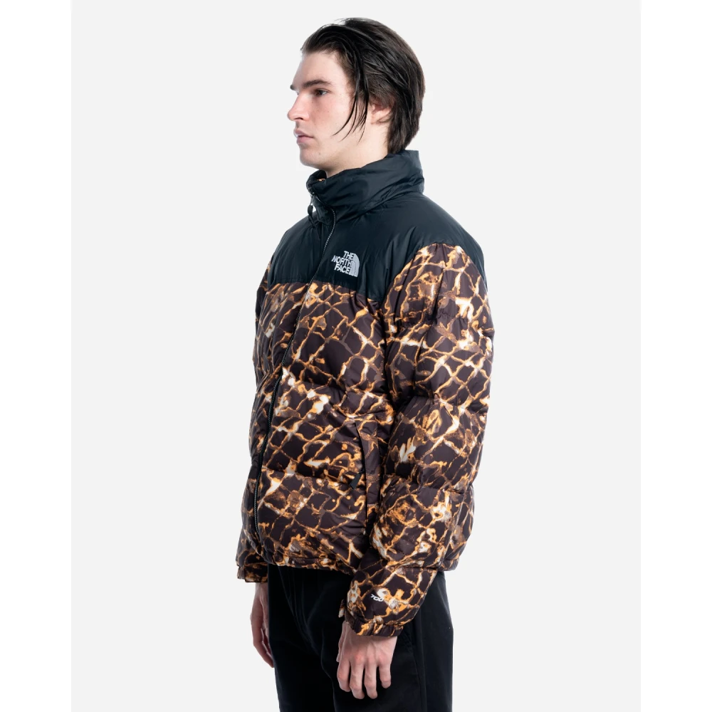 The North Face Retro Nuptse Jas Brown Heren