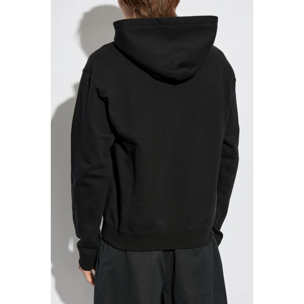 Jil Sander Hoodie Black Heren