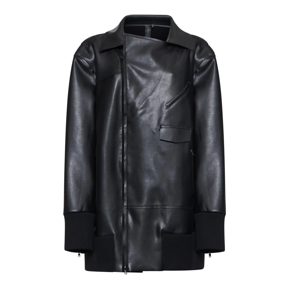 Norma Kamali Zwarte Jassen voor Stijlvolle Look Black Dames