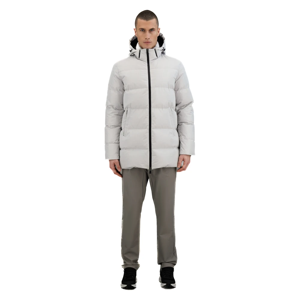 Herno Waterdichte Laminar Grijze Jas Gray Heren