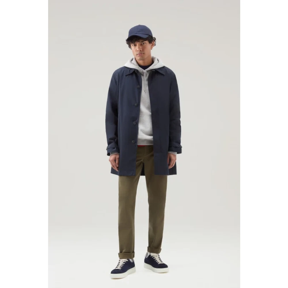 Woolrich Stad Urban Touch Jas Blauw Blue Heren