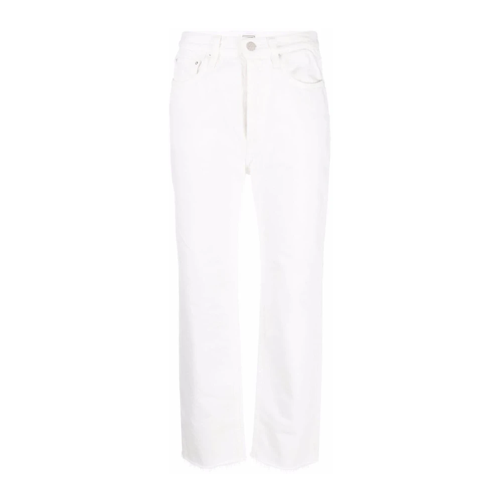 TotêMe Klassieke Straight Denim Jeans White Dames