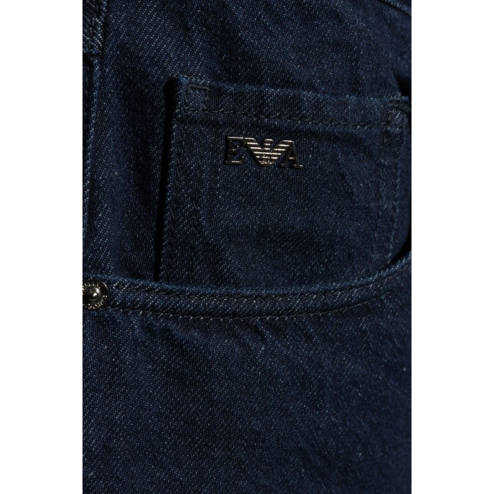 Emporio Armani Denim shorts Blue Heren