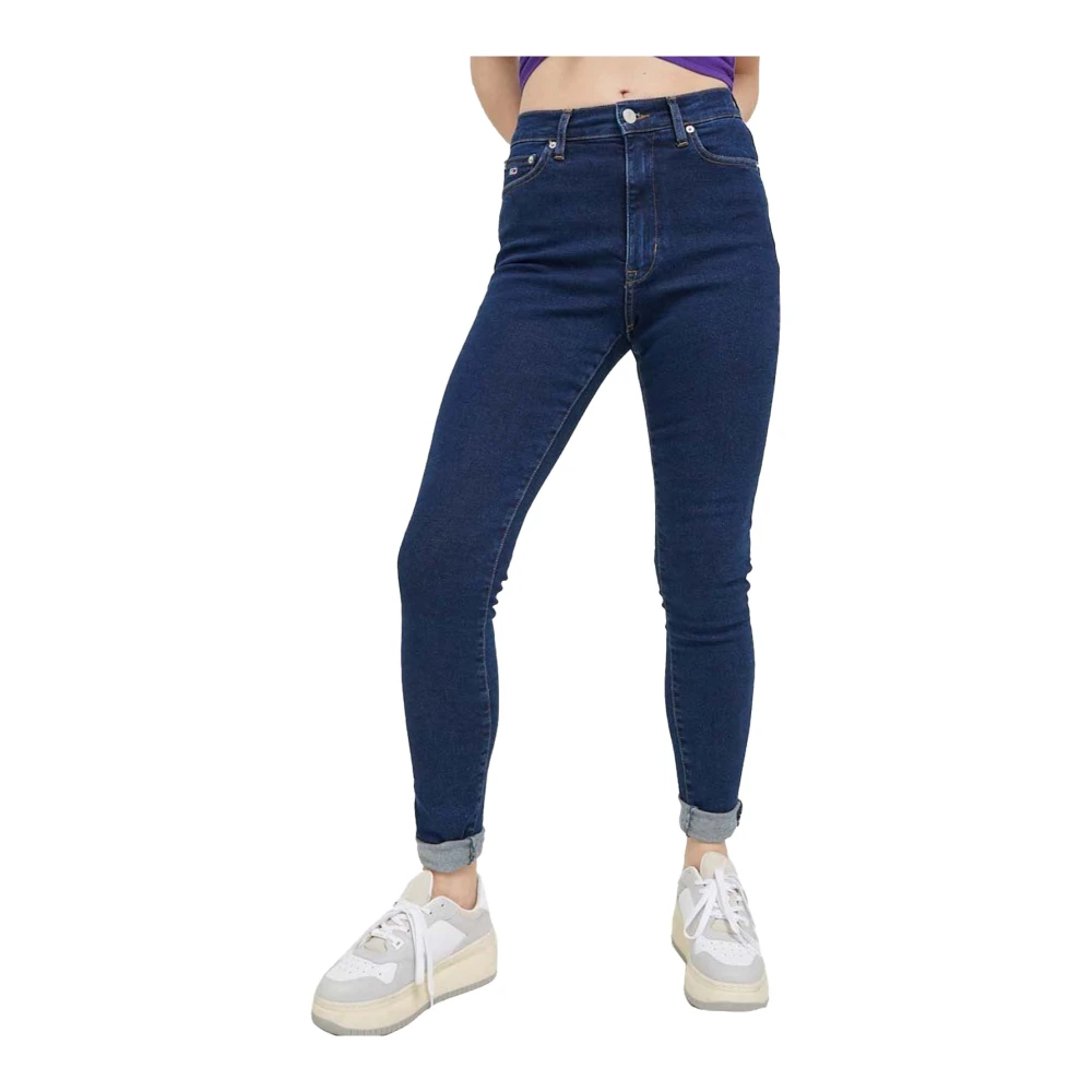 Tommy Jeans Hoge taille super skinny jeans Blue Dames