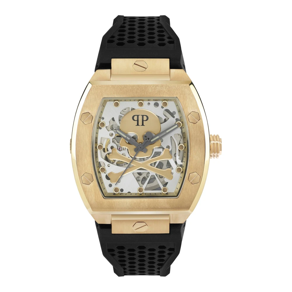 Philipp Plein Men's Black The $Keleton Gold Rush Watch - Watches - One Size - Accessories