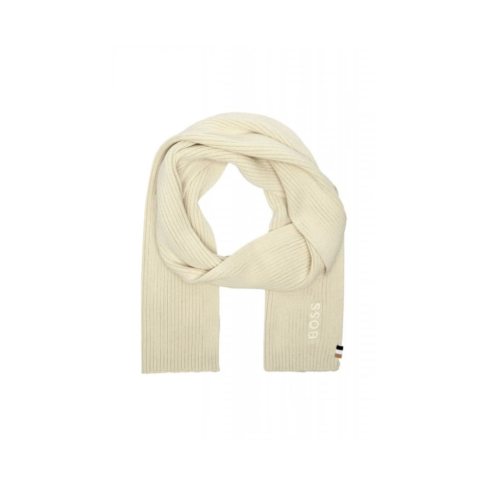 Hugo Unisex Beige - Sciarpa A Coste - Accessories - One Size