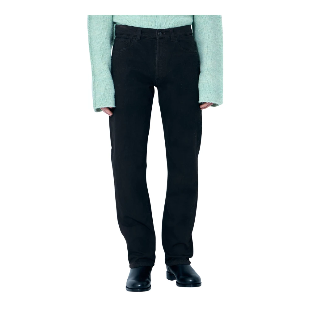 The Row Straight-leg Five-Pocket Jeans Black Heren