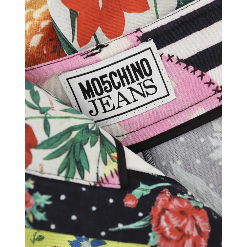 Moschino Patchwork Print Shorts Multicolor Dames