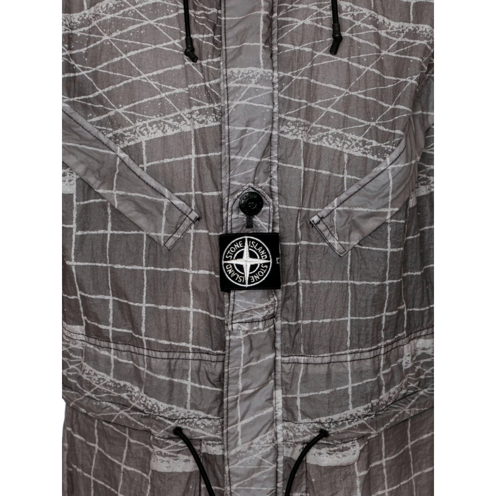 Stone Island Light Jackets Gray Heren