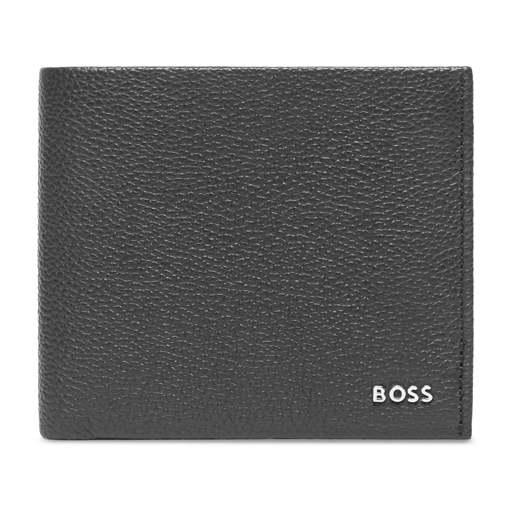 Hugo Men's Black Modern Leather Card Holder In - Wallets & Cardholders - One Size - Accessories