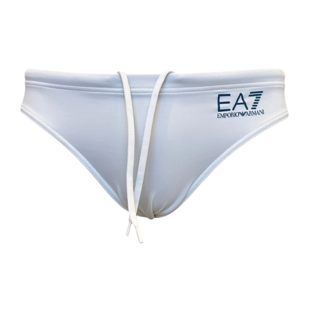 Emporio Armani Ea7 Herren Weiß Bademode, Sgröße: