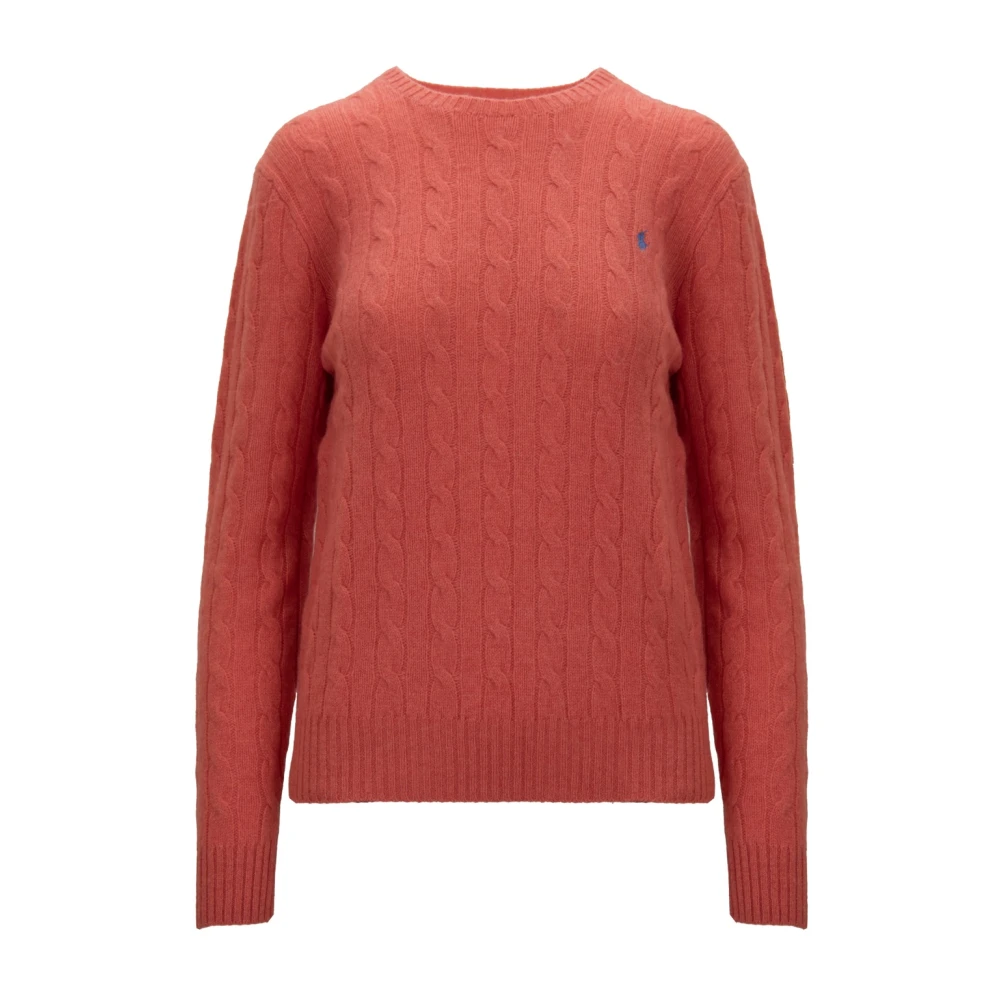 Ralph Lauren Women's Red Round-Neck Knitwear, L, Round-Neck Knitwear