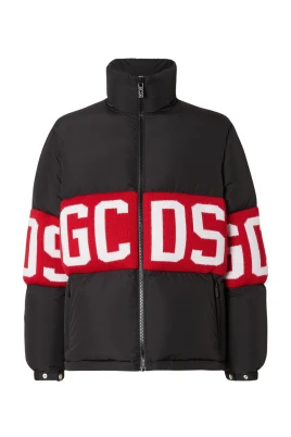 Logo Band Puffer Jacket