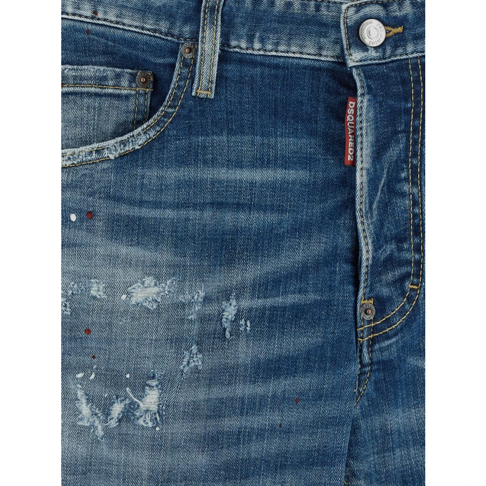 Dsquared2 Heren Denim Mode Blue Heren
