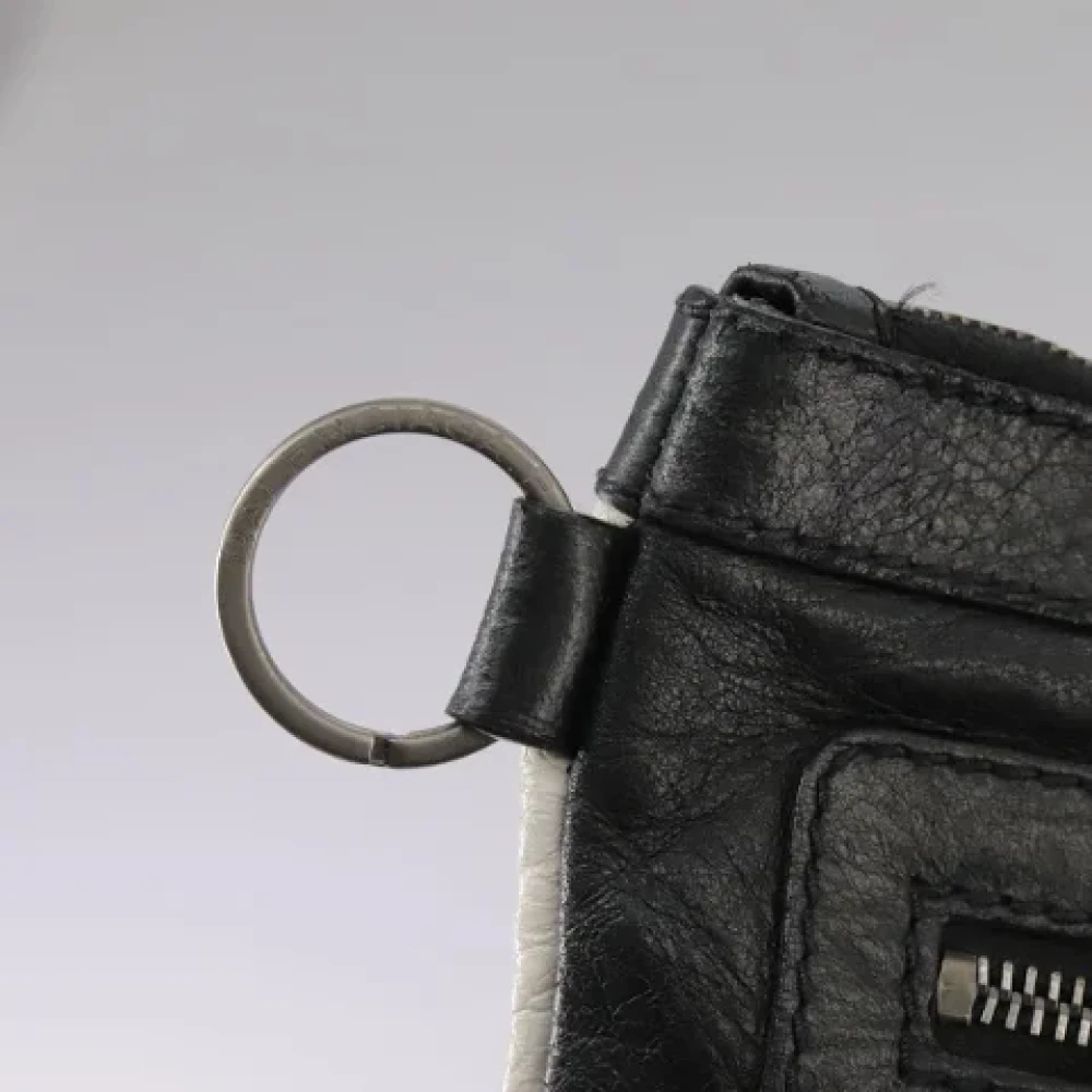 Balenciaga Vintage Pre-owned Leather clutches Black Dames