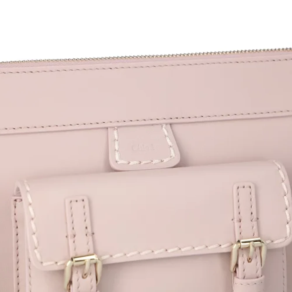 Chloé Leather shoulder-bags Beige Dames