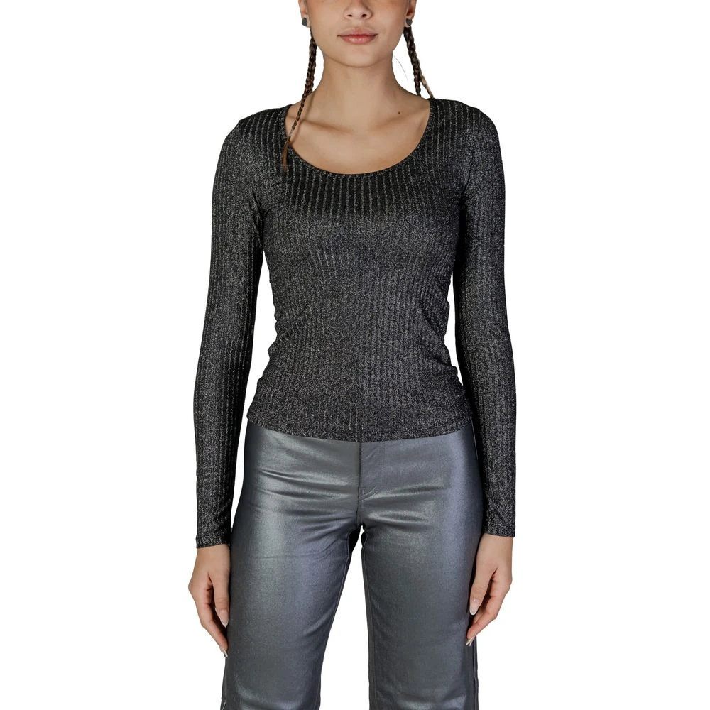 Vero Moda Zwarte longsleeve T-shirt herfst winter collectie Black Dames