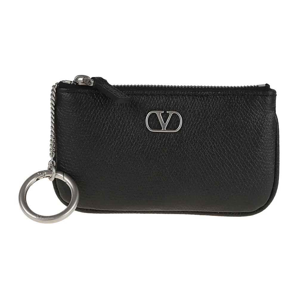 Valentino Garavani Vlogo Signature Sleuteletui Black Heren