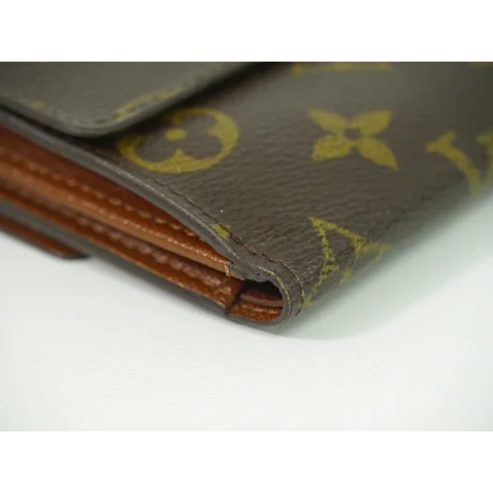 Louis Vuitton Vintage Pre-owned Canvas wallets Brown Dames