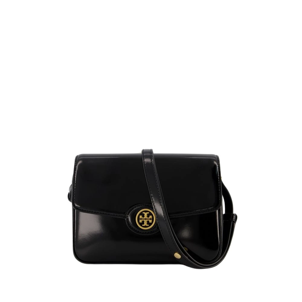 Tory Burch Robinson Hobo Väska - Svart Läder Black, Dam