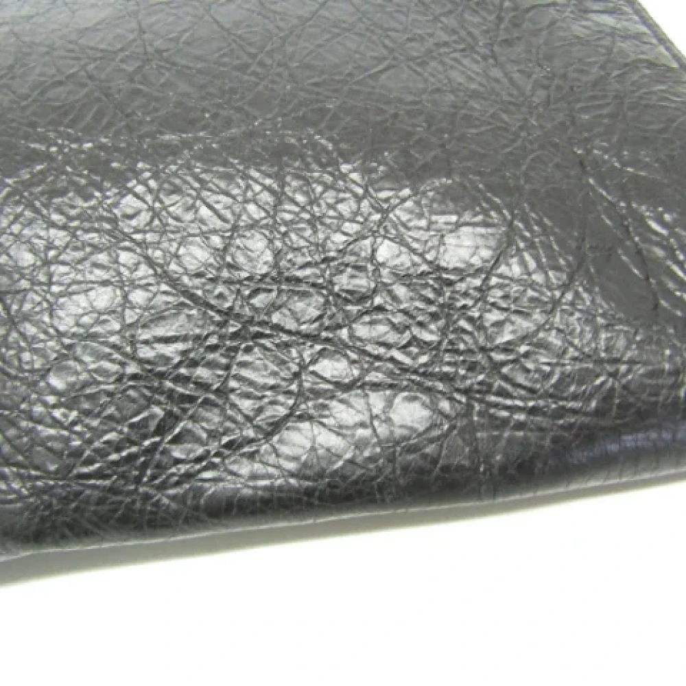 Balenciaga Vintage Pre-owned Leather clutches Black Dames