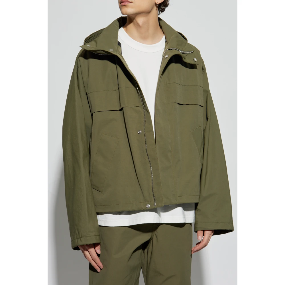 Bottega Veneta Capuchonjack Green Heren