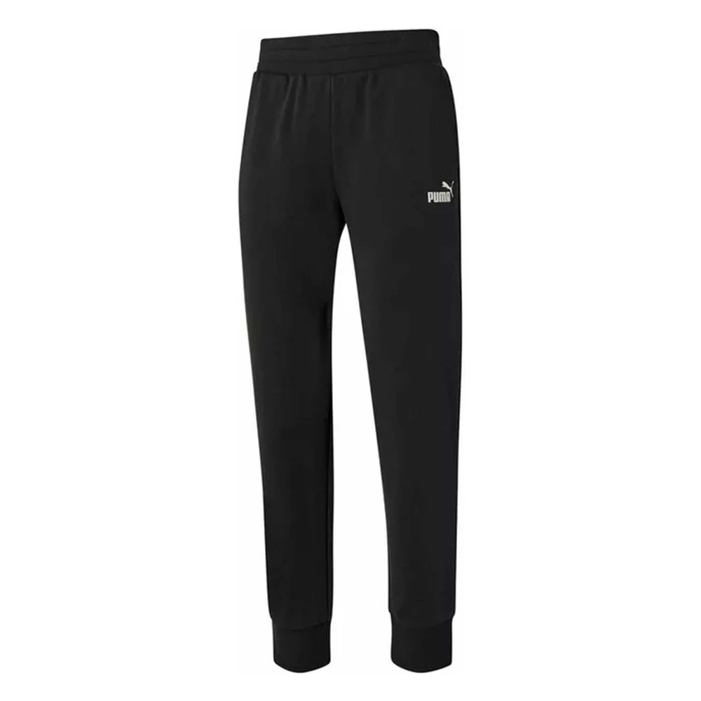 Puma Ess+ Nova Shine Metallic Broek Lange broek Black Dames