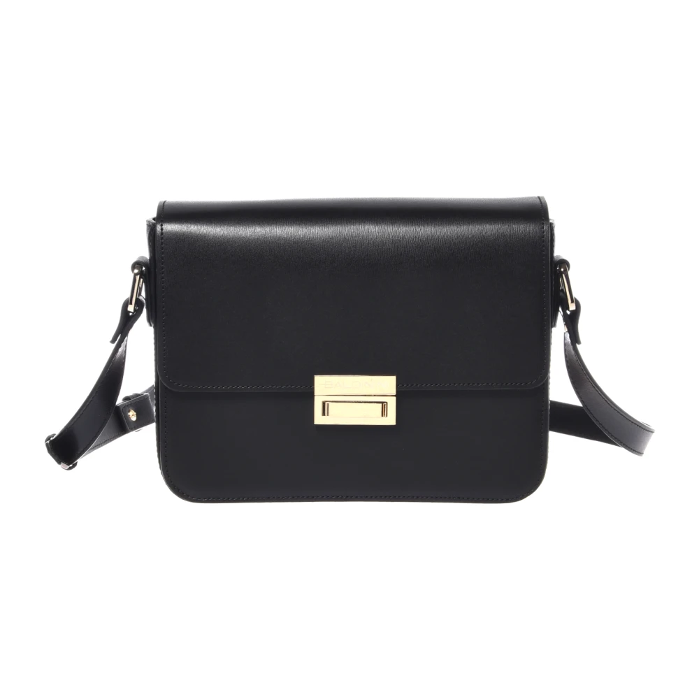 Baldinini Women's Black Shoulder Bags, One Size, Leather Crossbody Bag
