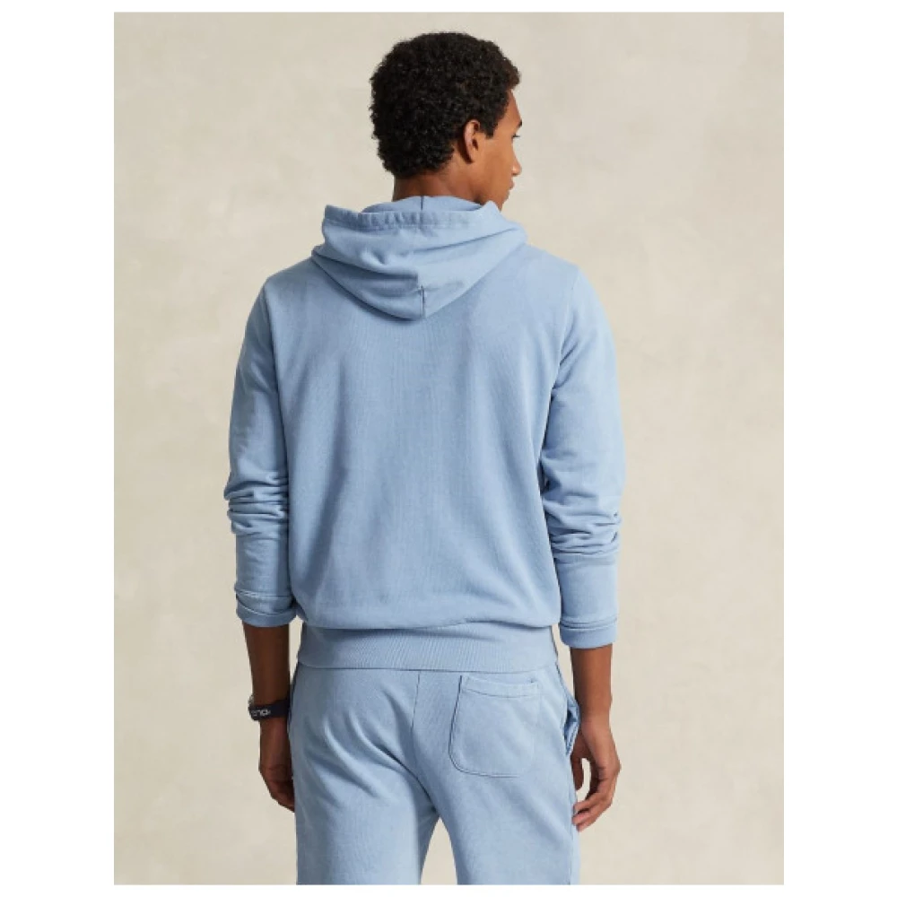 Polo Ralph Lauren Cotton Hoodie Blue Heren