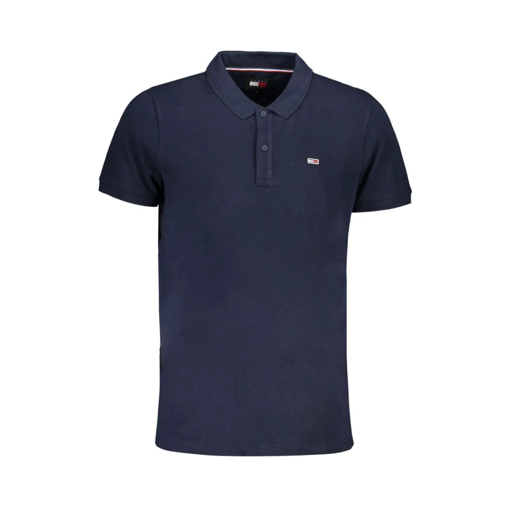 Tommy Hilfiger Blauw Katoenen Poloshirt met Logo Blue Heren