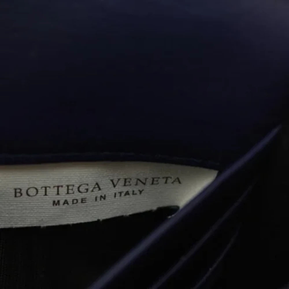 Bottega Veneta Vintage Pre-owned Leather clutches Purple Dames