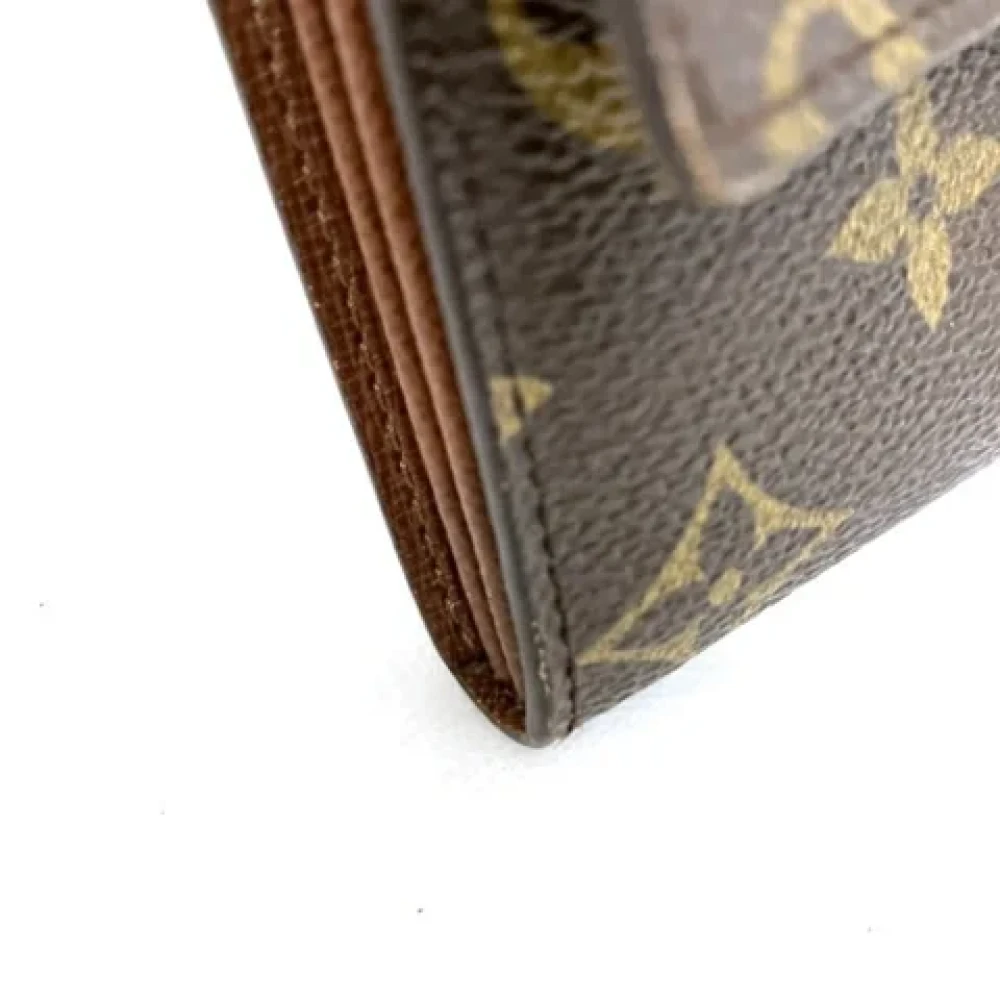 Louis Vuitton Vintage Pre-owned Canvas wallets Brown Dames