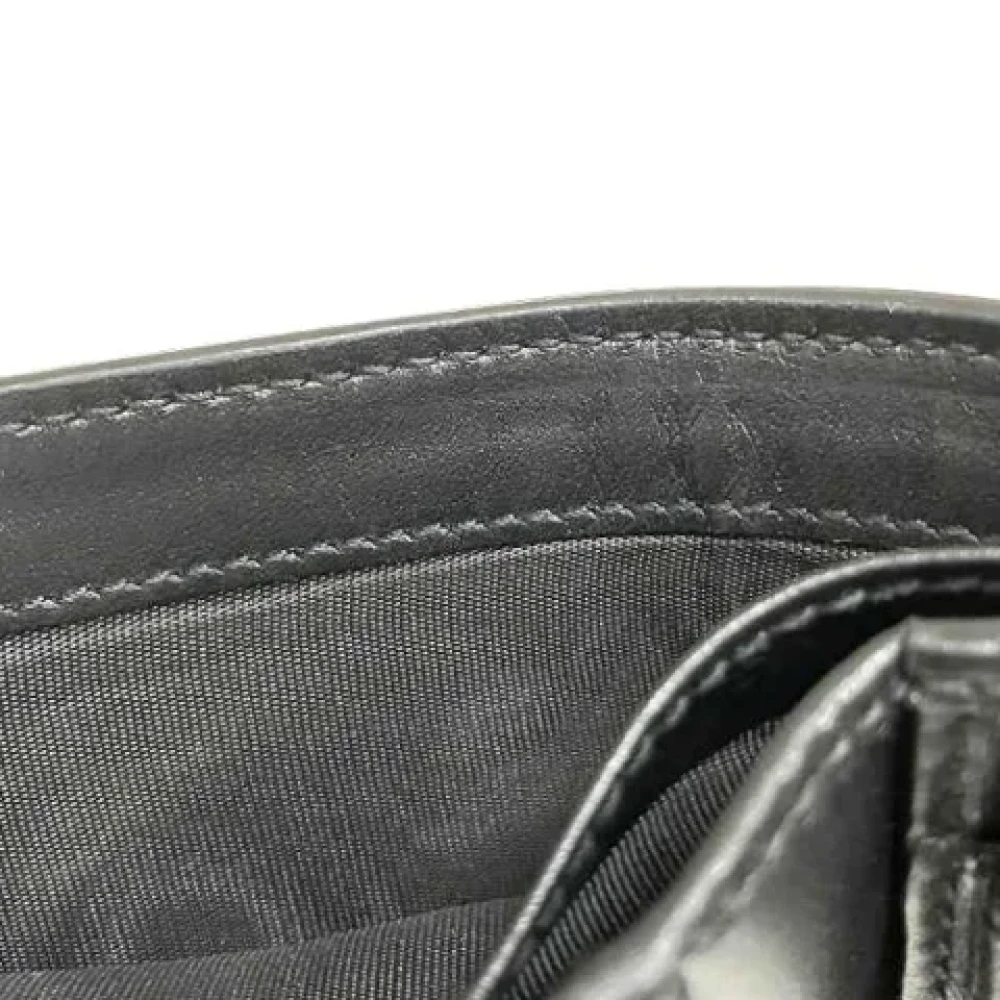 Gucci Vintage Pre-owned Leather wallets Black Heren