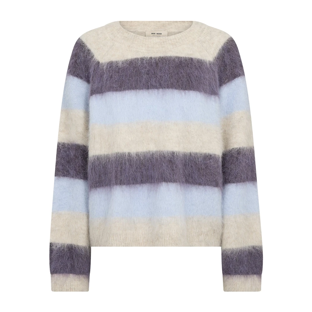 Mos Mosh - Mmsuvi Stripe Knit Sweet Grape - Gr. - Xs - Bild 3