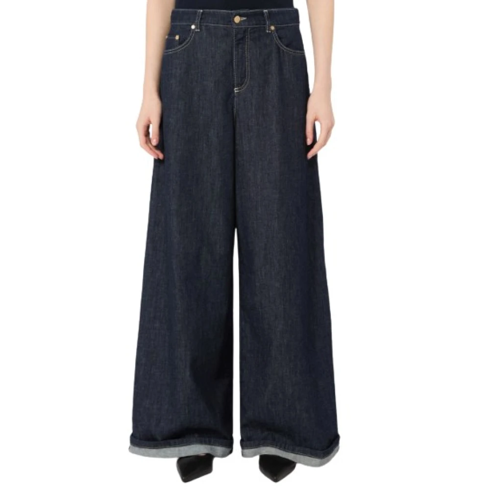 Max Mara Mujer Azul Vaqueros, Talla: L