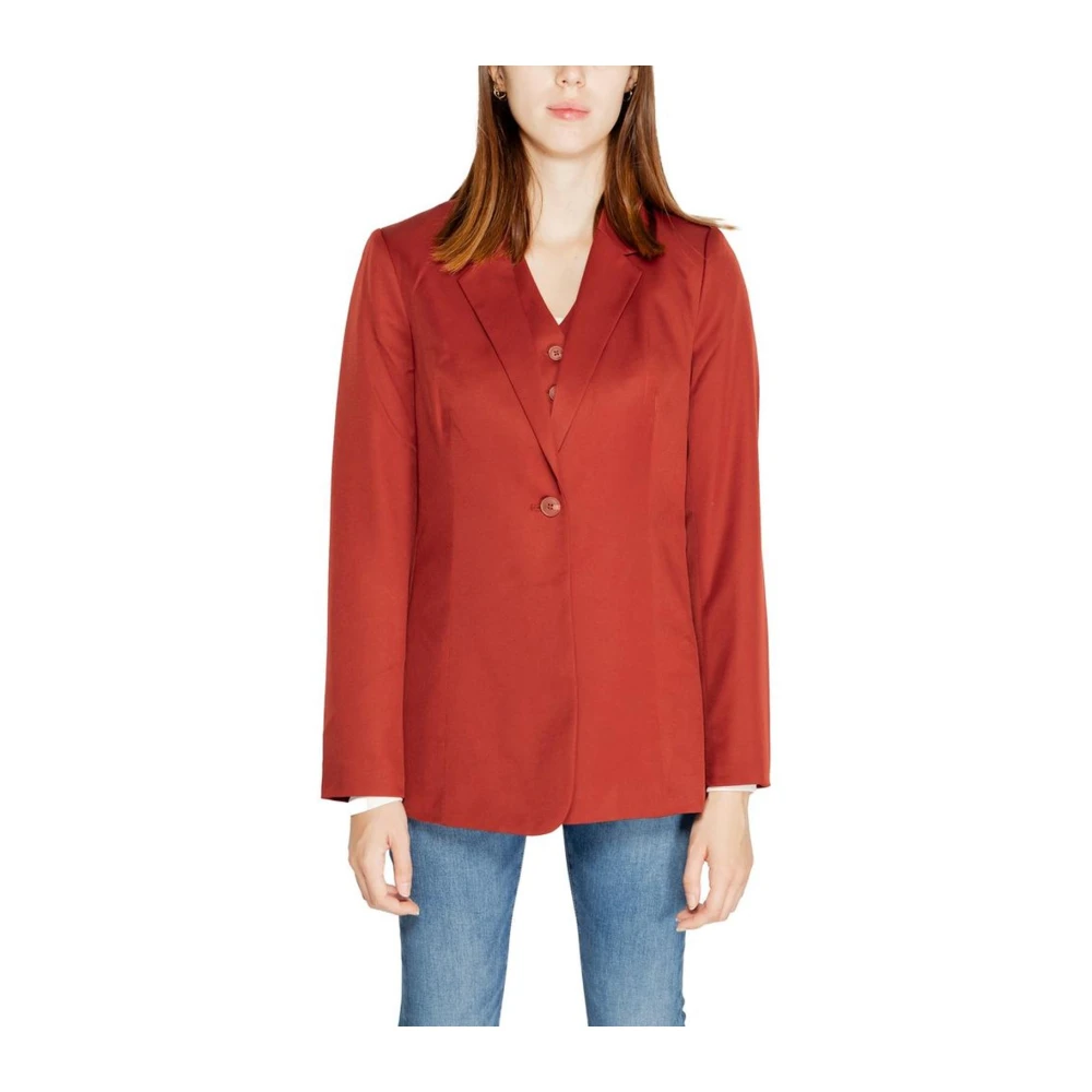 Vero Moda Rode Dames Blazer Herfst Winter Collectie Red Dames