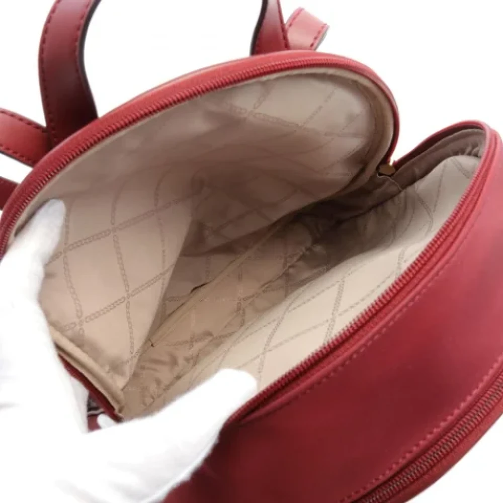 Michael Kors Pre-owned Leather backpacks Red Dames