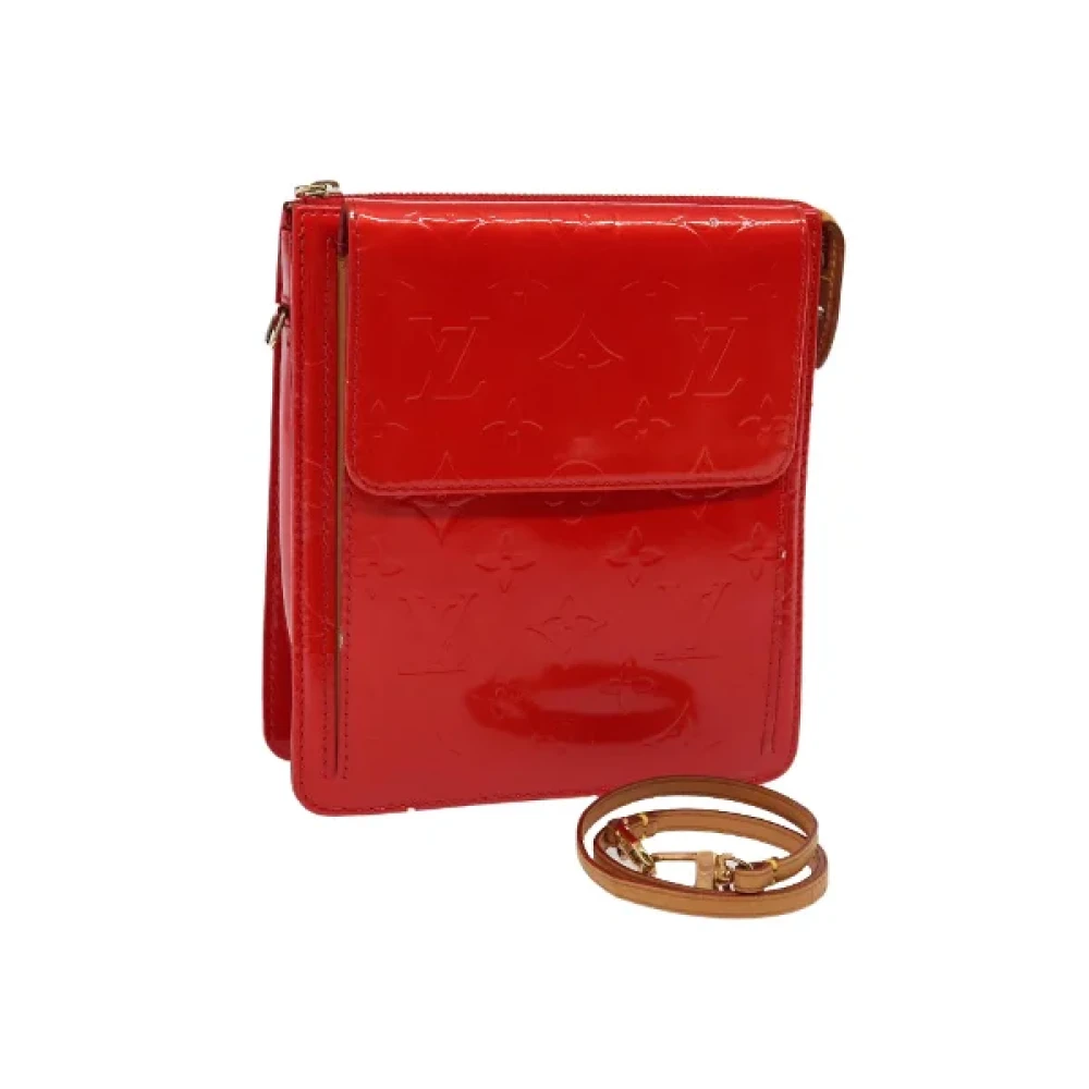 Louis Vuitton Vintage Pre-owned Leather louis-vuitton-bags Red Dames