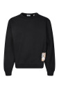 black-ribbed-long-sleeve-sweatshirt