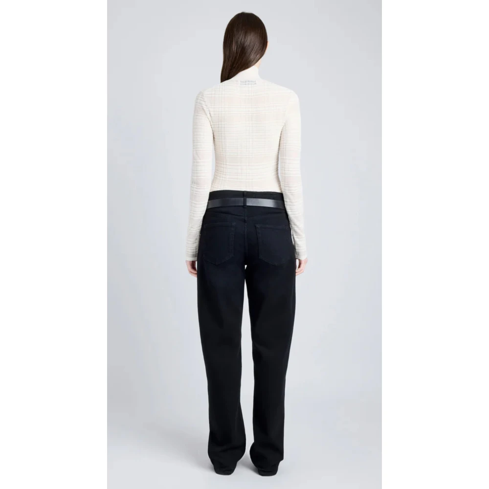 Proenza Schouler Albasten Ruit Gebreide Trui White Dames