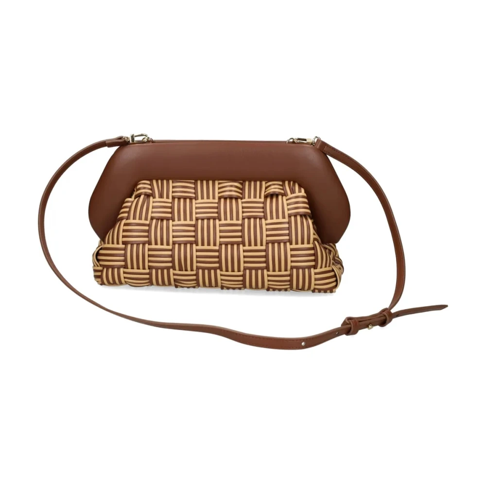 Themoirè Women's Woven Clutch Bag